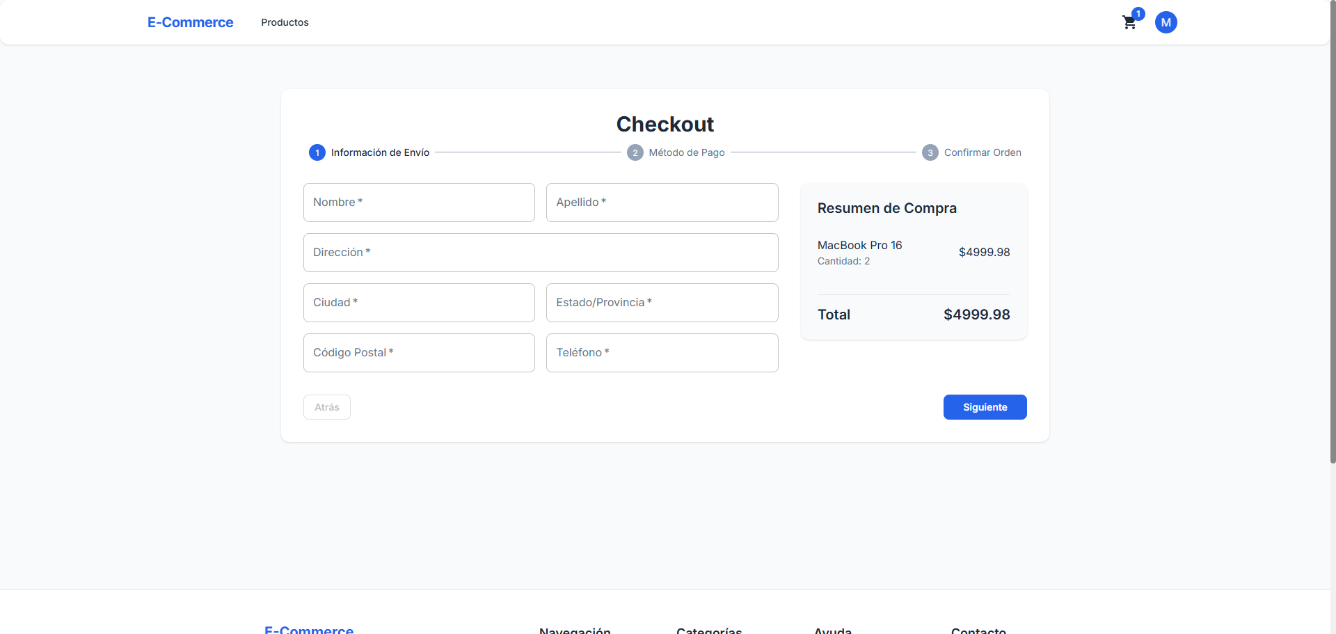 E-commerce Platform